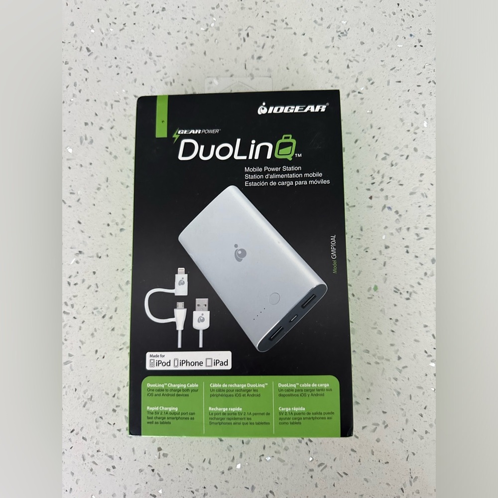 New  Gear power DuoLino IPod;Phone and IPad